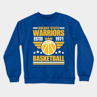 Golden State Warriors 1971 Basketball Retro Crewneck Sweatshirt